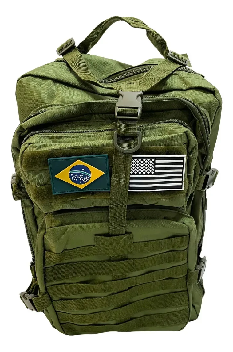 Mochila Esportiva de Montanhismo e Trilha em Nylon Verde