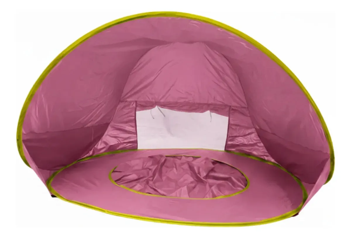 Barraca Infantil Rosa Tenda Cabaninha Piscina Protecao Uv