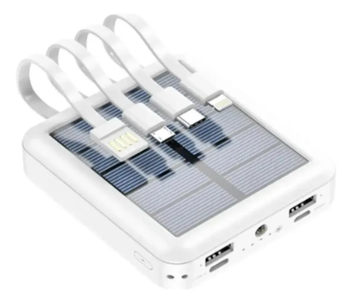 Carregador Solar Portátil 10000mah Power Bank Energia Solar
