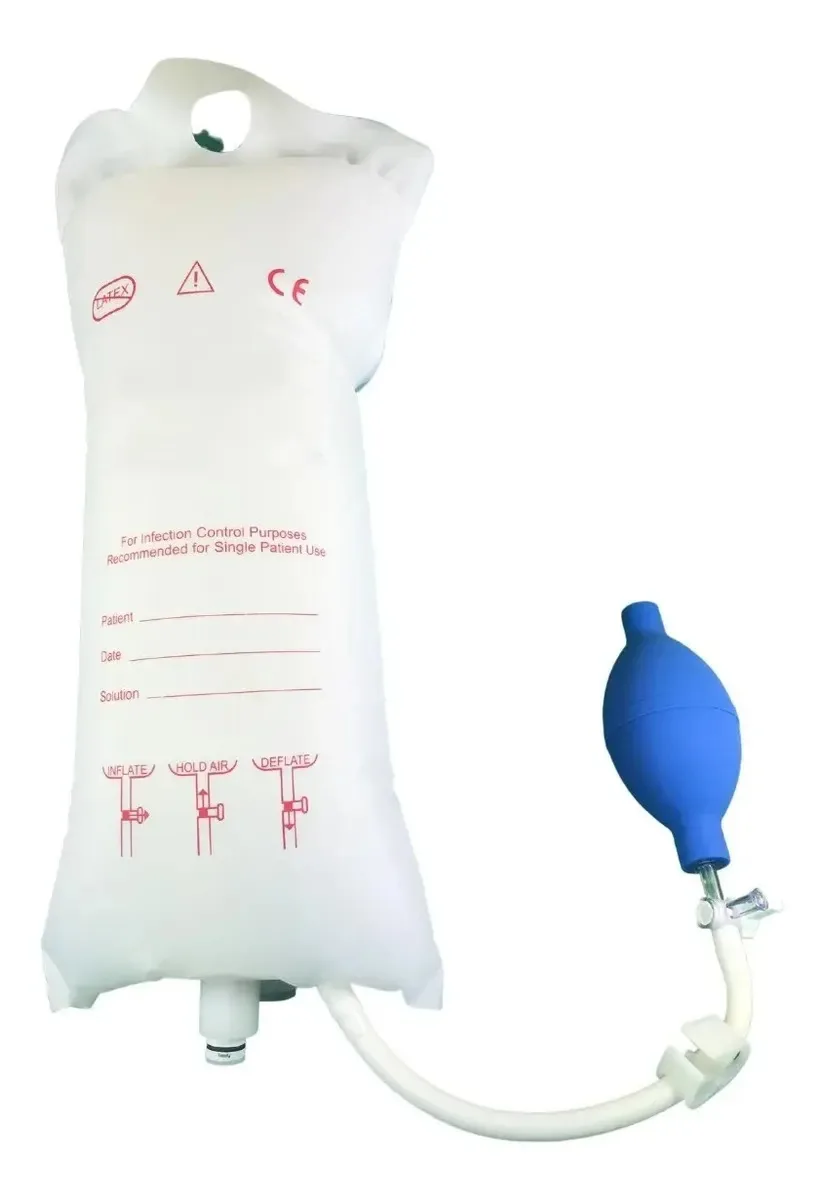 Bolsa Pressórica - Pressurizadora C/ Manômetro 1000 Ml Branco