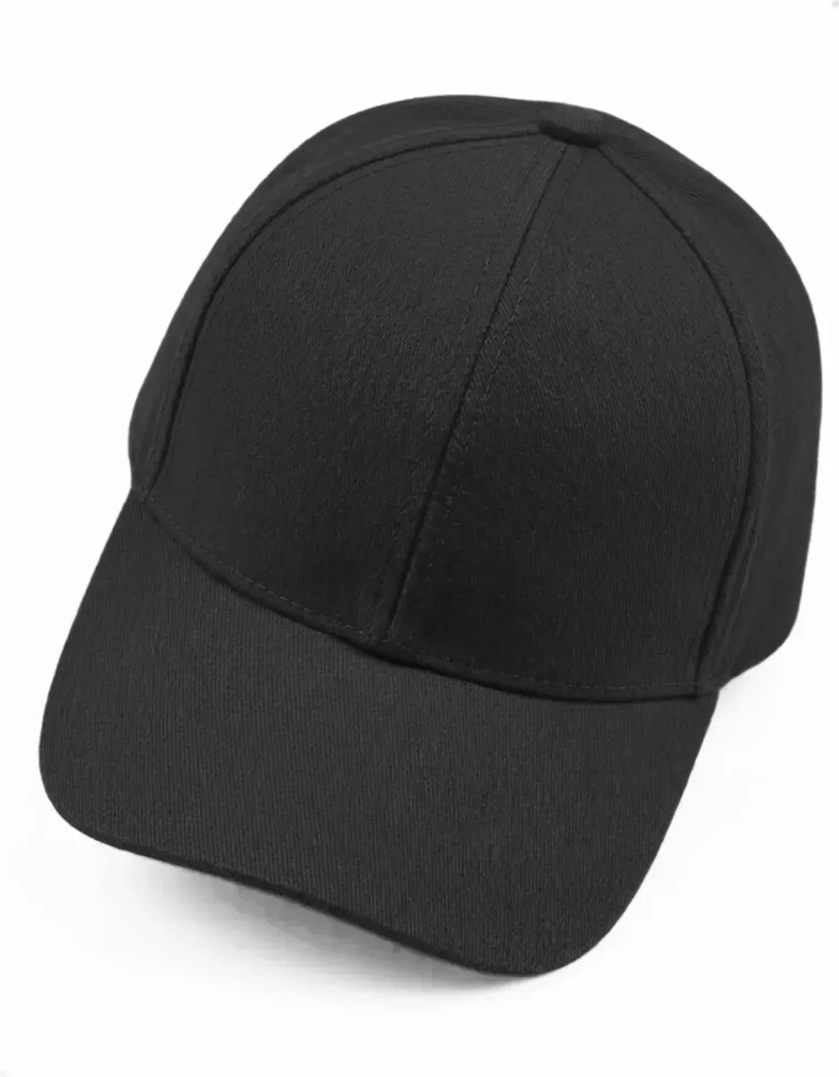 Kit 12 Bonés Lisos - Atacado/revenda/ Uniforme Bordado Cor Preto Tamanho Un