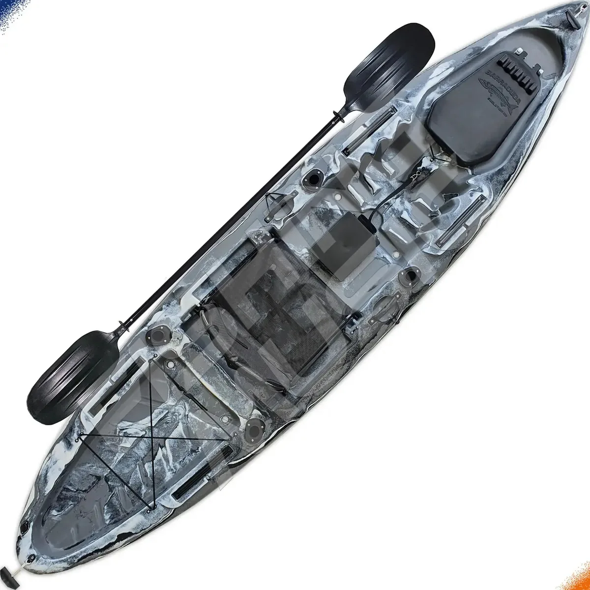 Caiaque Barracuda Evolution + Cadeira E Remo - Novas Cores Cor Mariner