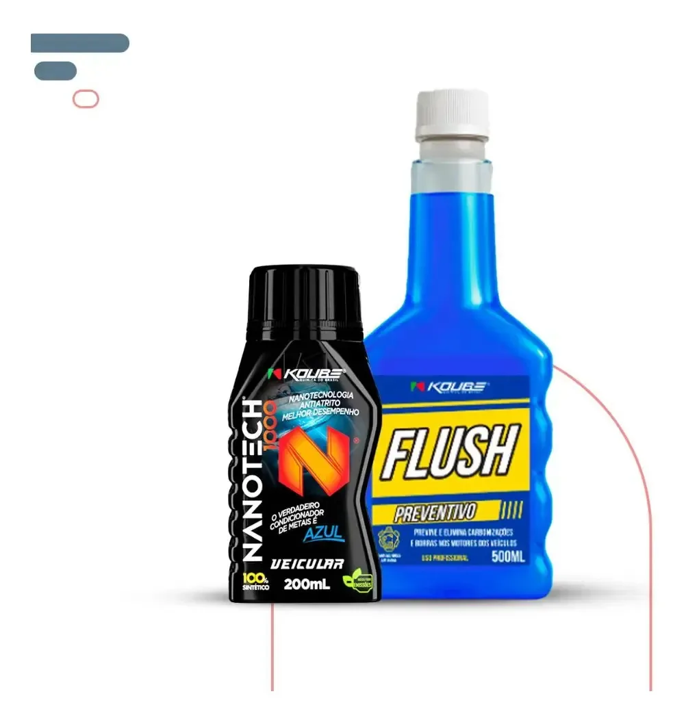 Nanotech Condicionador De Metais + Motor Flush Preventivo