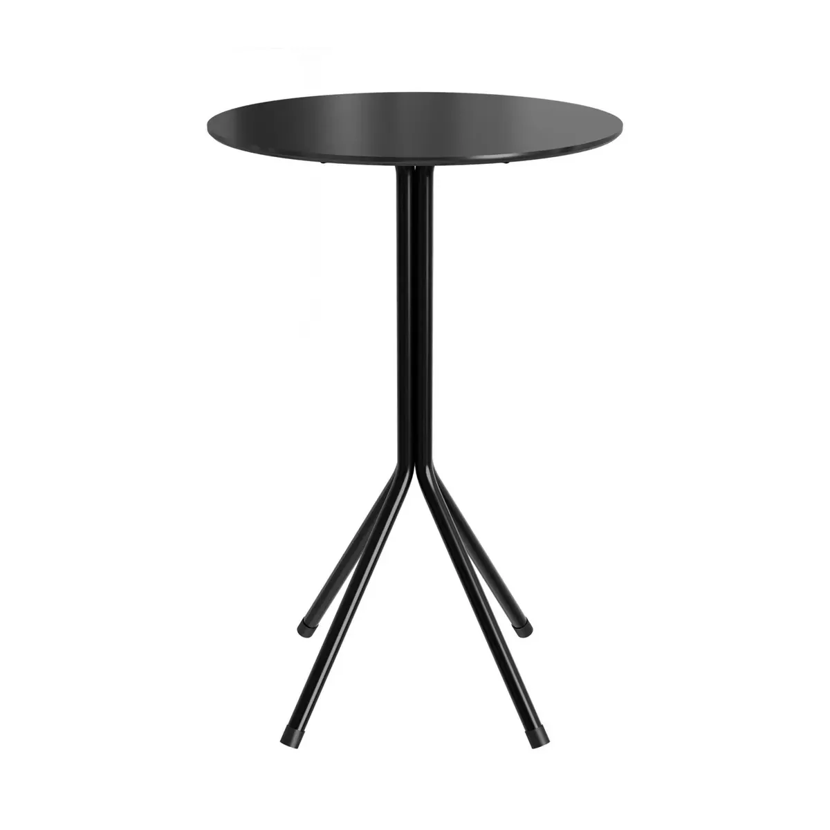 Mesa Bistro Alta Redonda Itaqualy - Cor Preto