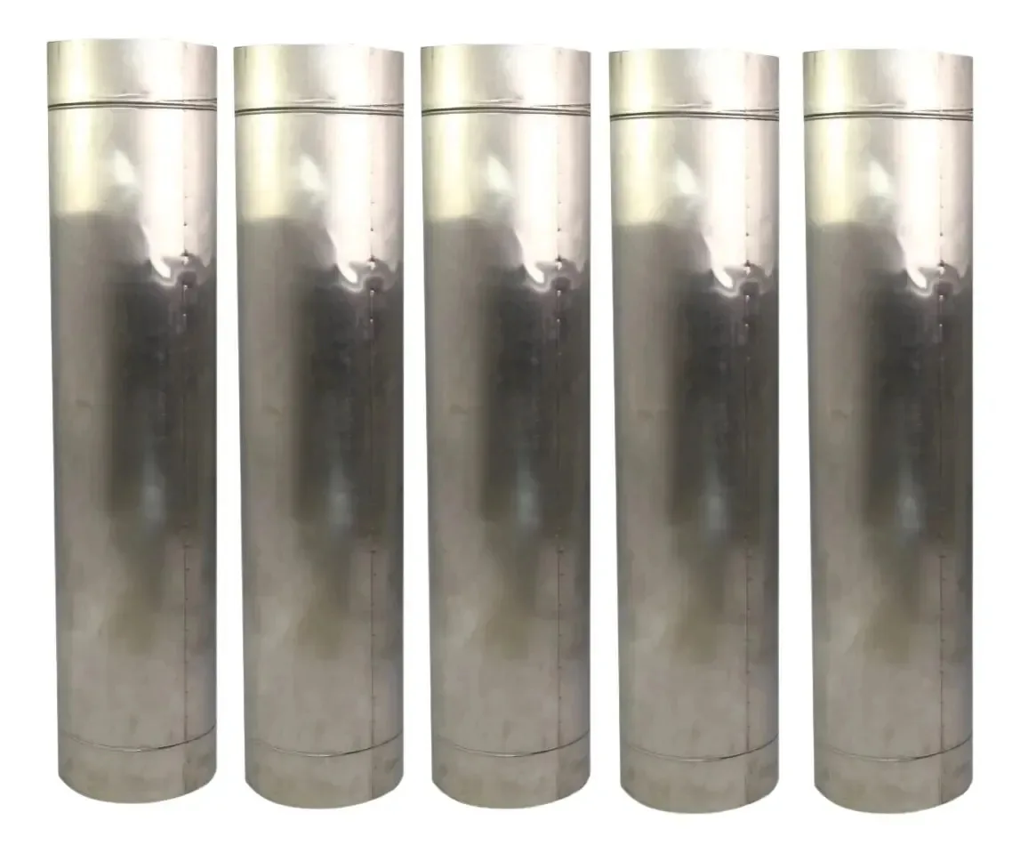 5m Duto 9 Polegadas Inox 430 Chaminé Churrasqueiras Fornos