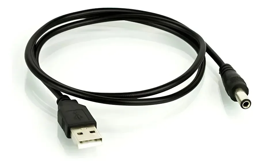 Cabo De Força Usb Para P4 Dc Power Plug
