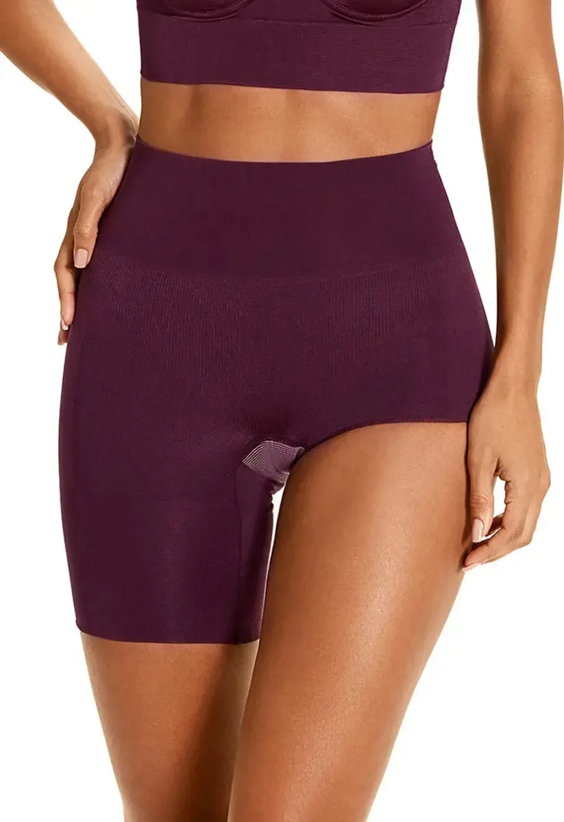 Shorts Shadow Modelador Plié Cor Berry Tamanho P