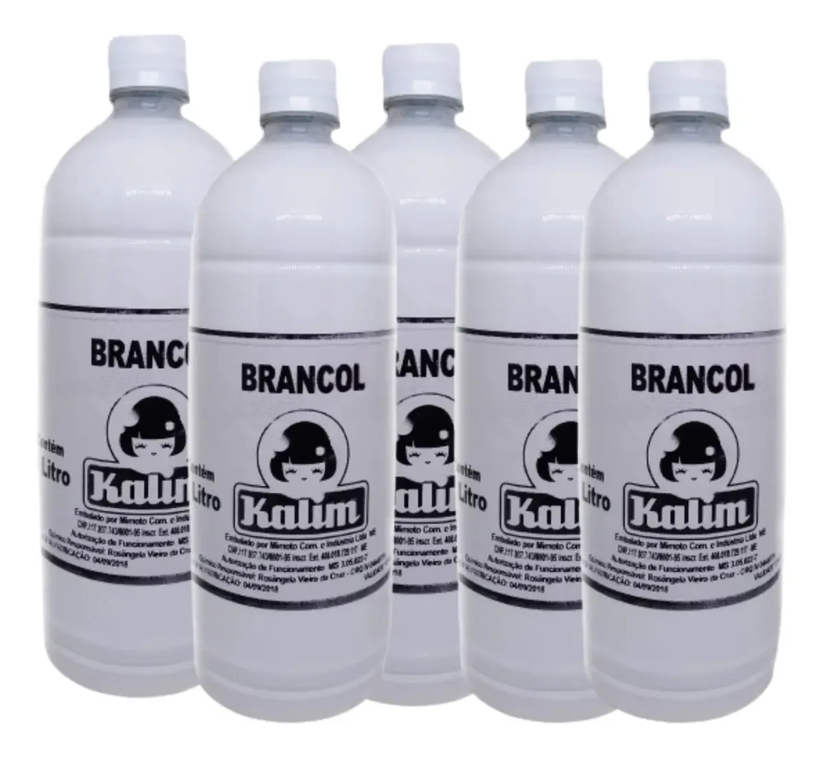 Brancol 5 Litros Resina Branca Para Produtos De Limpeza Branco