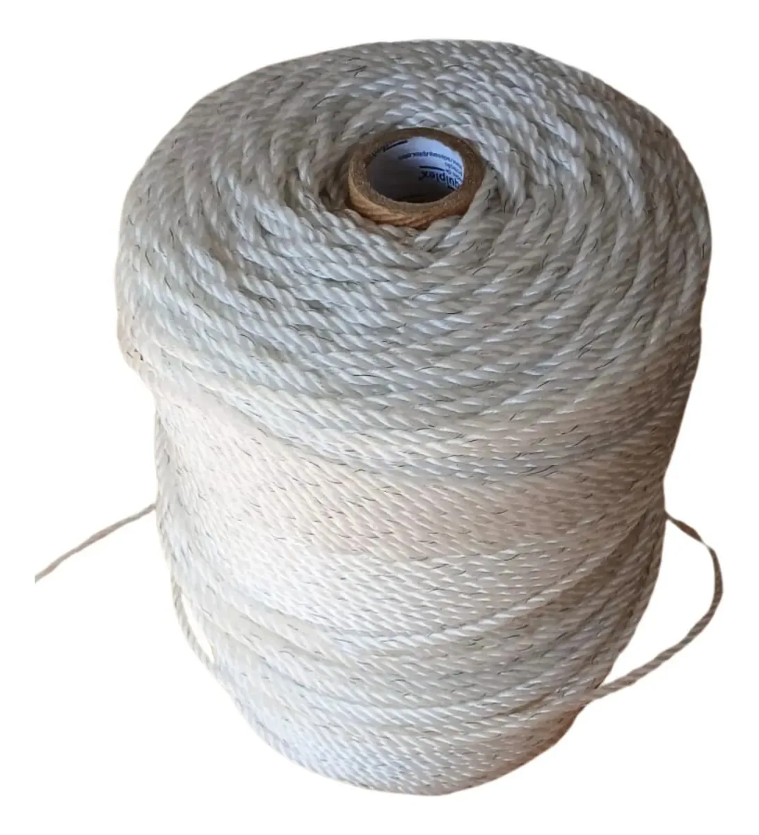 Corda Rede De Proteção Polietileno Branca 4mm Equiplex 30m