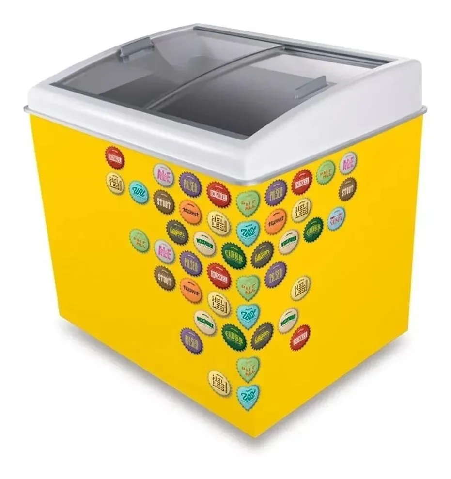 Cervejeira Horizontal Cervejeira/freezer 300l Ártico Cor Amarelo