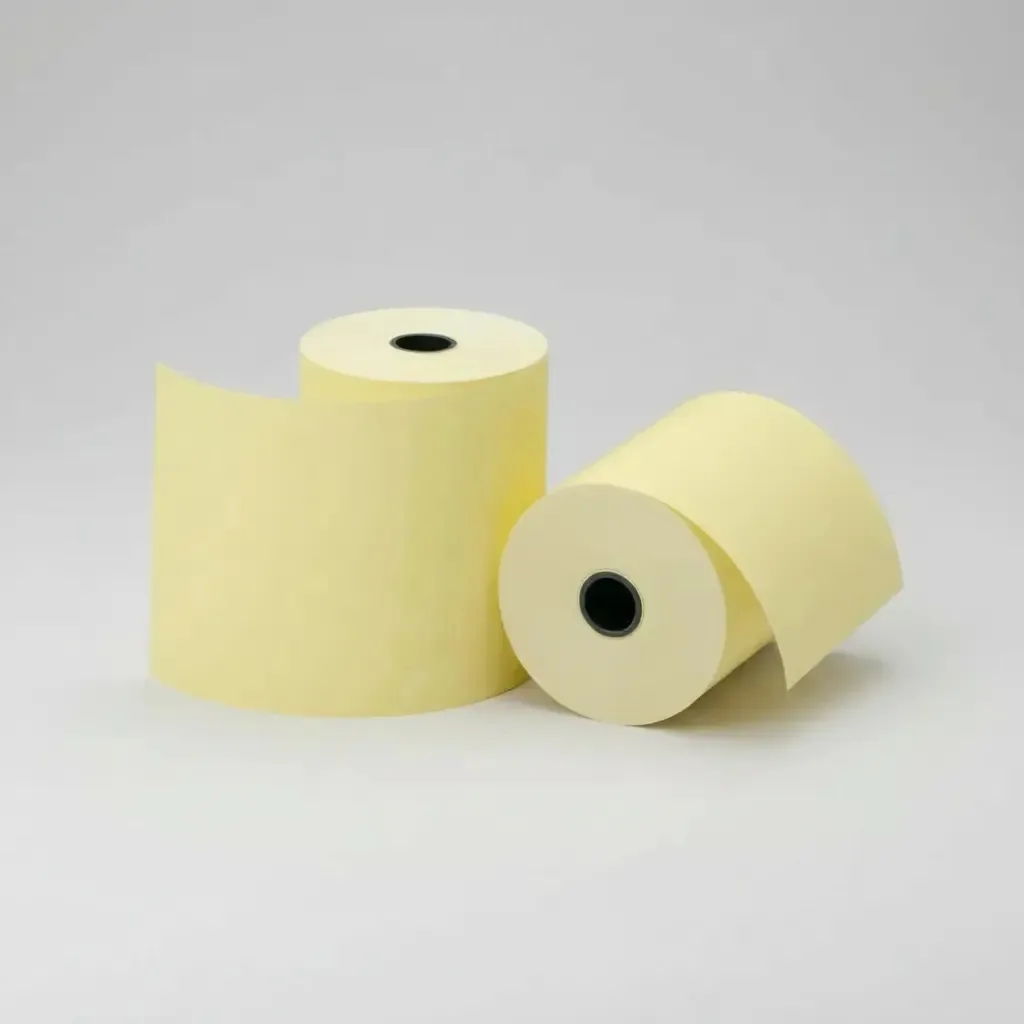 Bobina para dispensadores de senhas Dc Automação Térmica 80x40 Dcautomação amarelo
