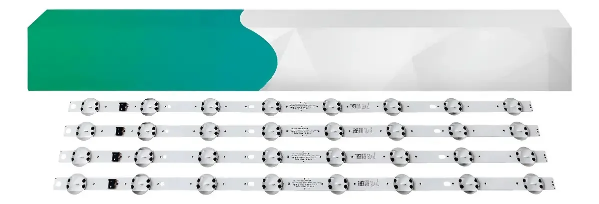 Kit 4 Barras Led Compatível Tv 55um7650psb 55um7520psb