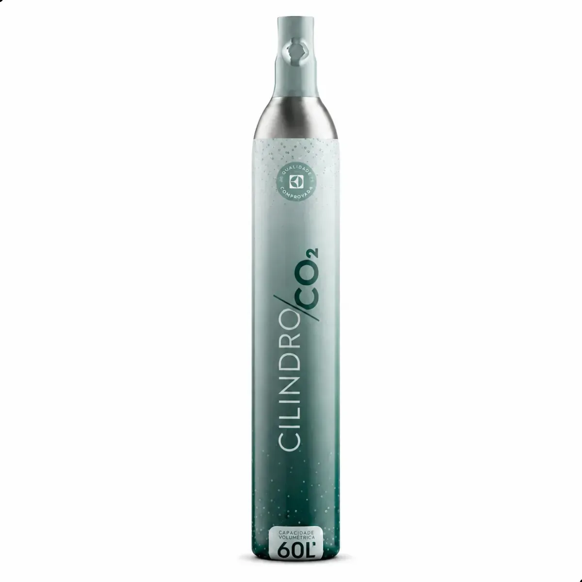 Cilindro Refil Co2 60 Litros Para Máquina De Gaseificar Água Electrolux Electramix Modelos Esm01 Esm02 Esm03