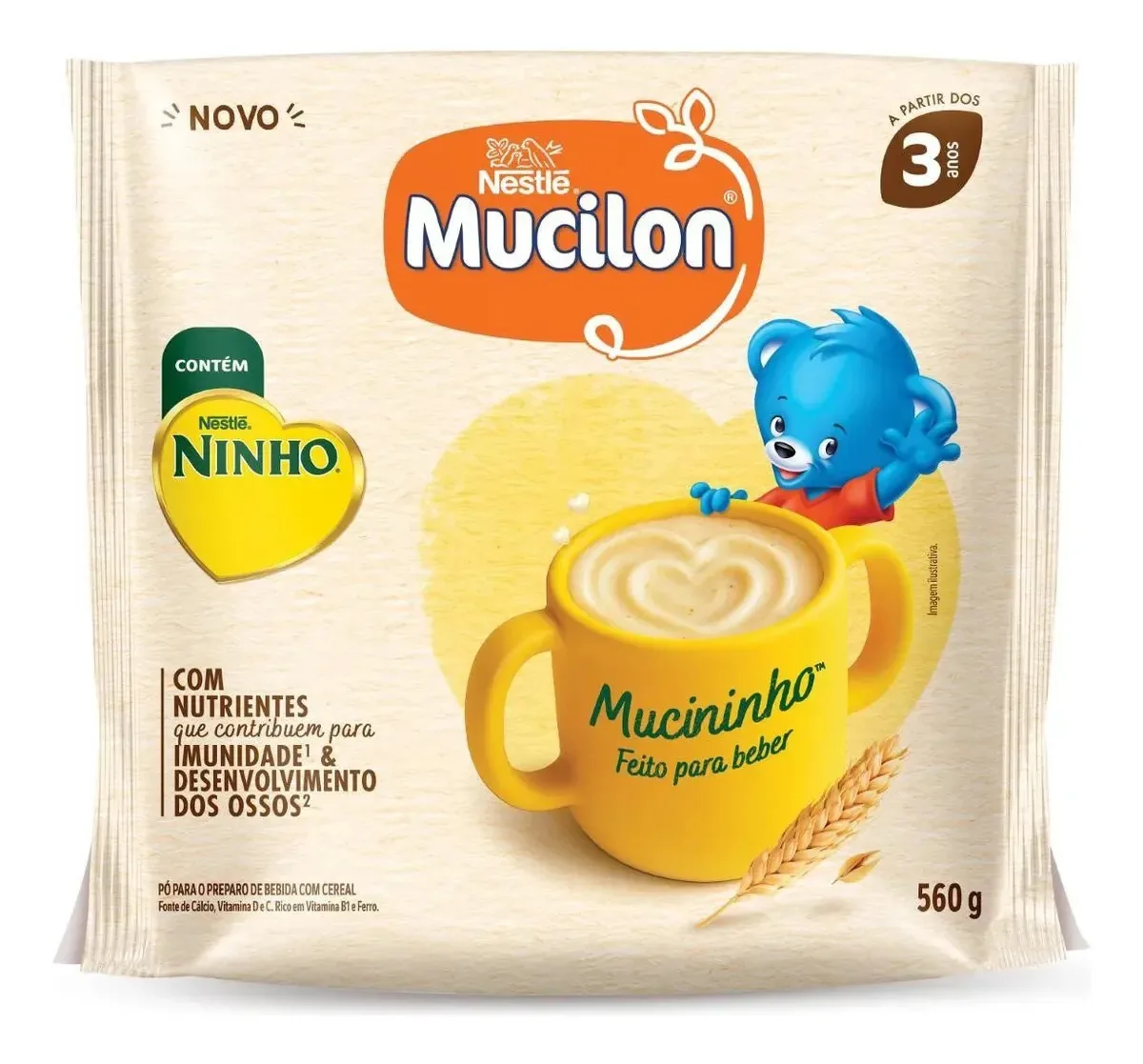 Cereal Infantil Mucininho Sachet -600g