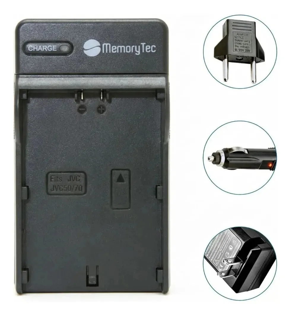 Carregador Memorytec Jvc50 Para Jvc