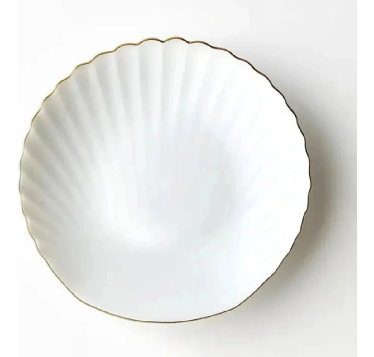 Pratos Raso Jantar/almoço Branco Concha