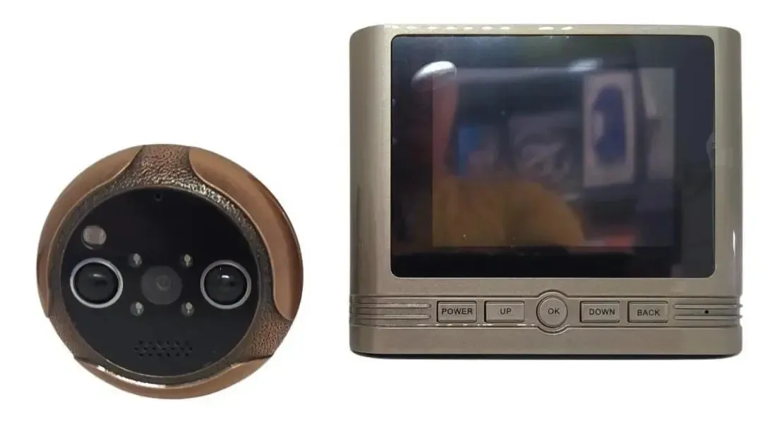 Porteiro Digital Olho Mágico Automático 4.3 Vídeo