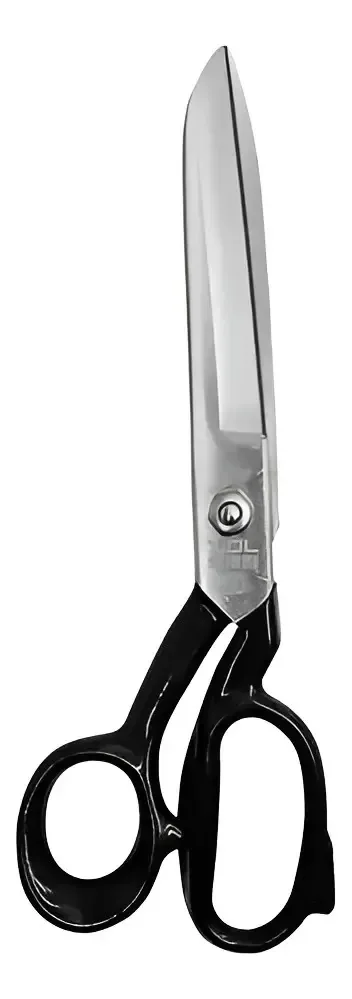 Tesoura Costura Reforçada Titanium Profissional Alfaiate 10 Preto