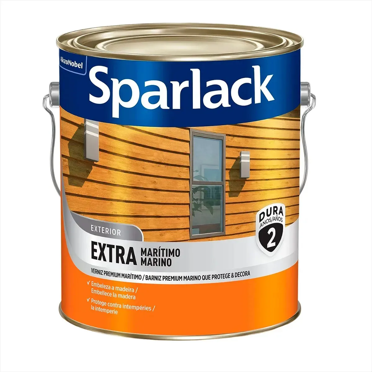 Vernizes Sparlack Marítimo Natural Interior | Exterior 3,6l Acabamento Fosco