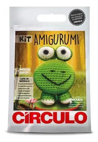 Kit Amigurumi Sapo Círculo