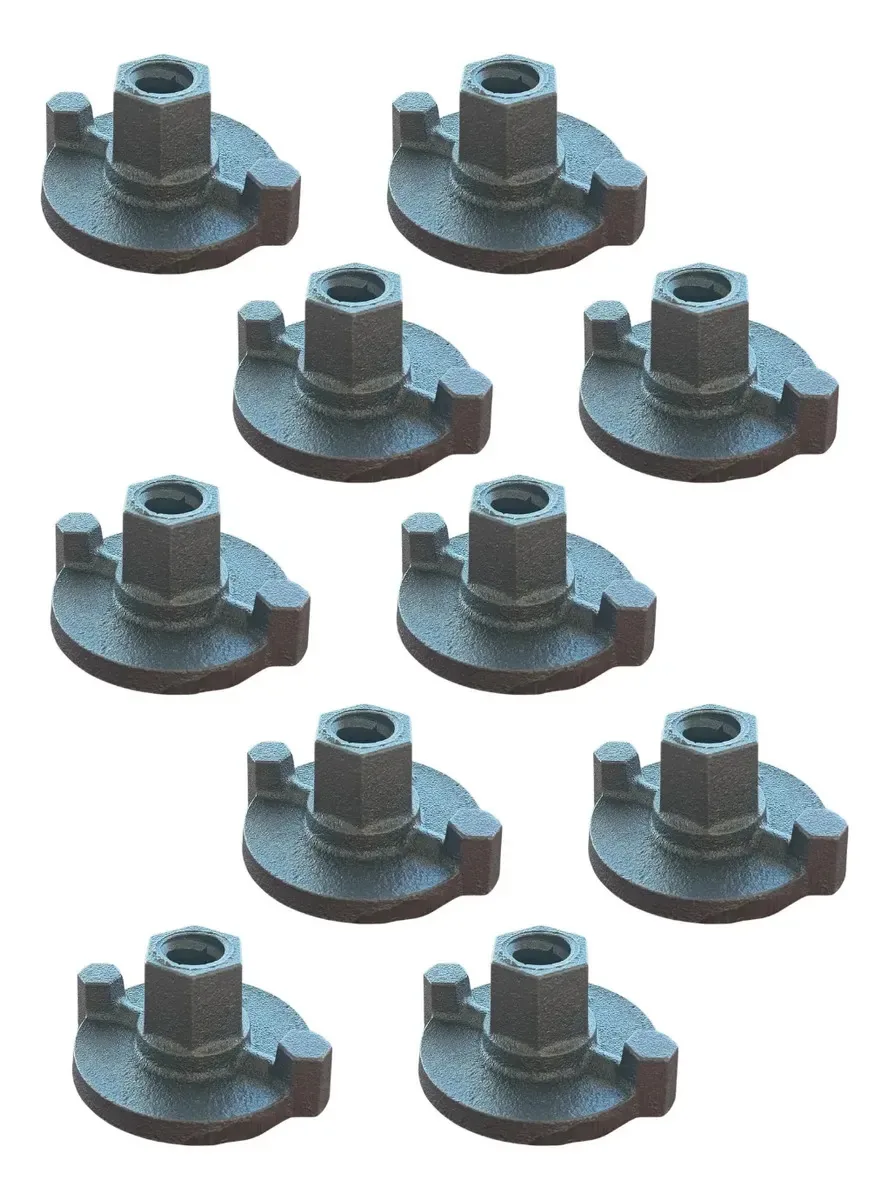 Porca para Barra de Ancoragem Kit com 10un. 5/8