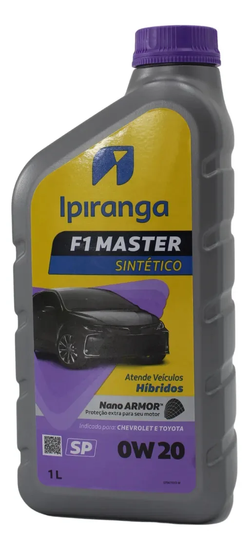 Óleo De Motor Ipiranga Sintético Sp 0w20 1l