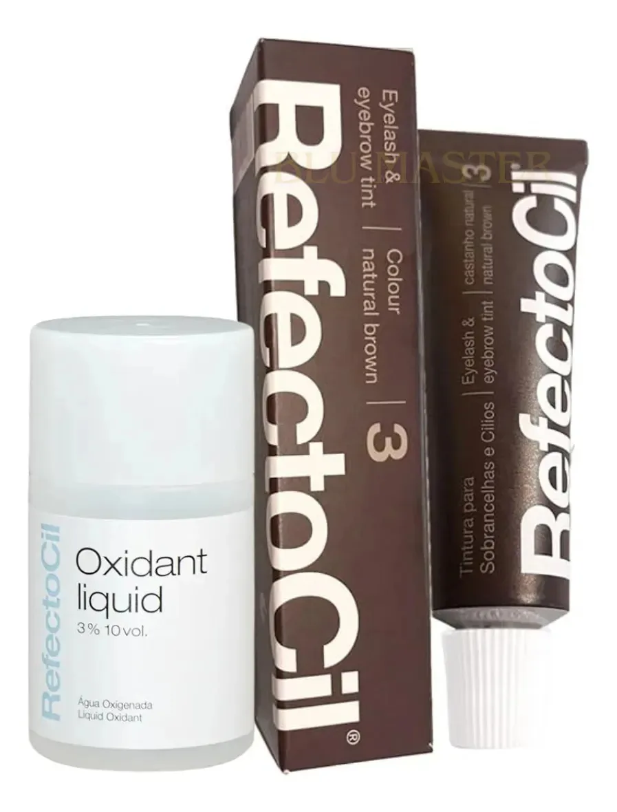 Tinta Para Cílios Sobrancelhas Barba Refectocil + Oxidante