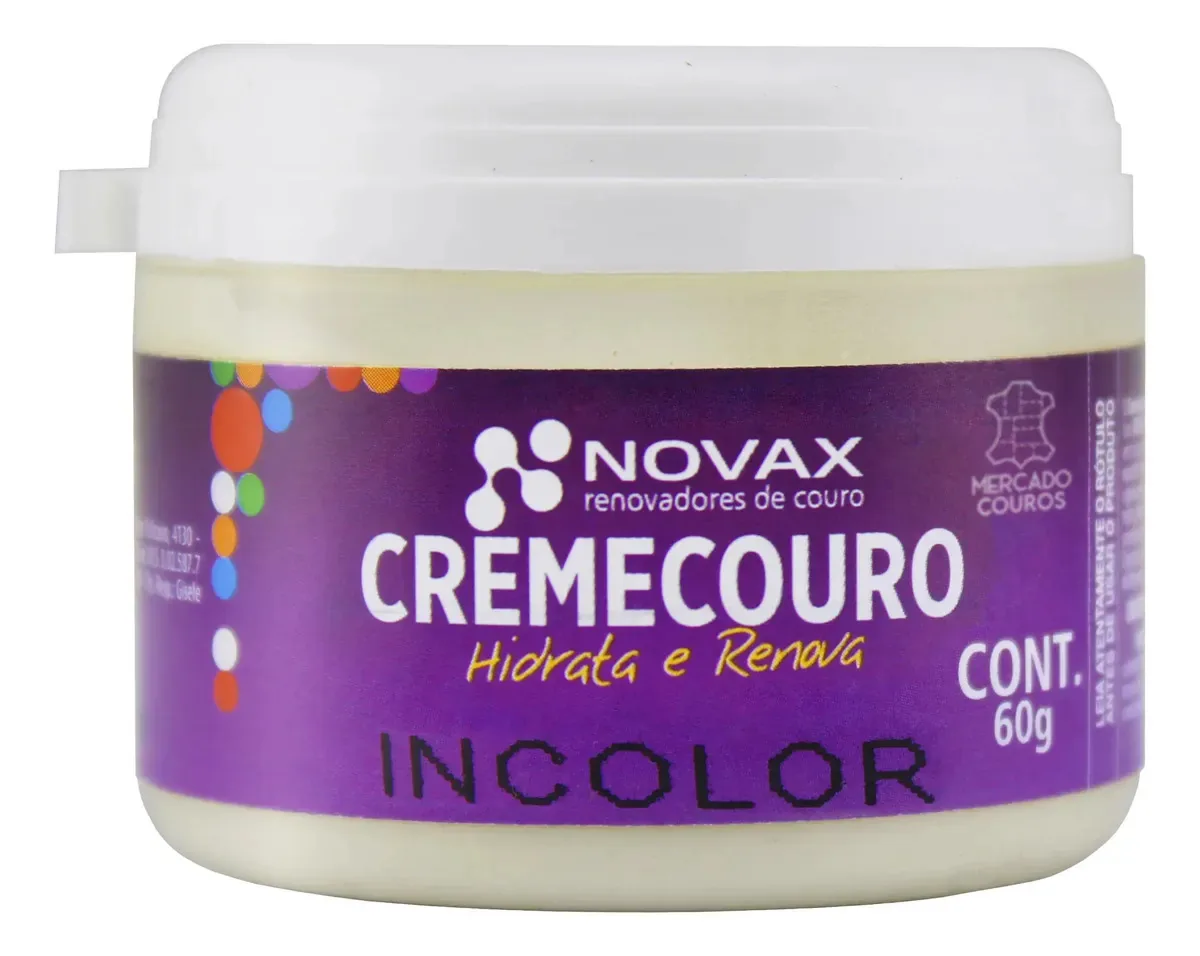 Cera Graxa Para Sapato Bota Bolsa Creme Couro Verniz Top60g Cor Incolor