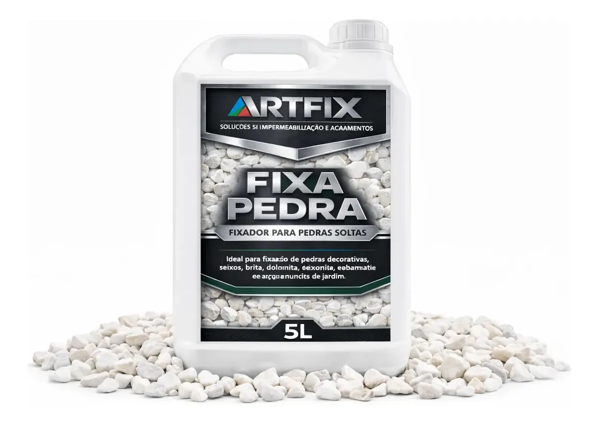 Fixador De Pedras E Seixos 5kg - Fixa Pedra Artfix
