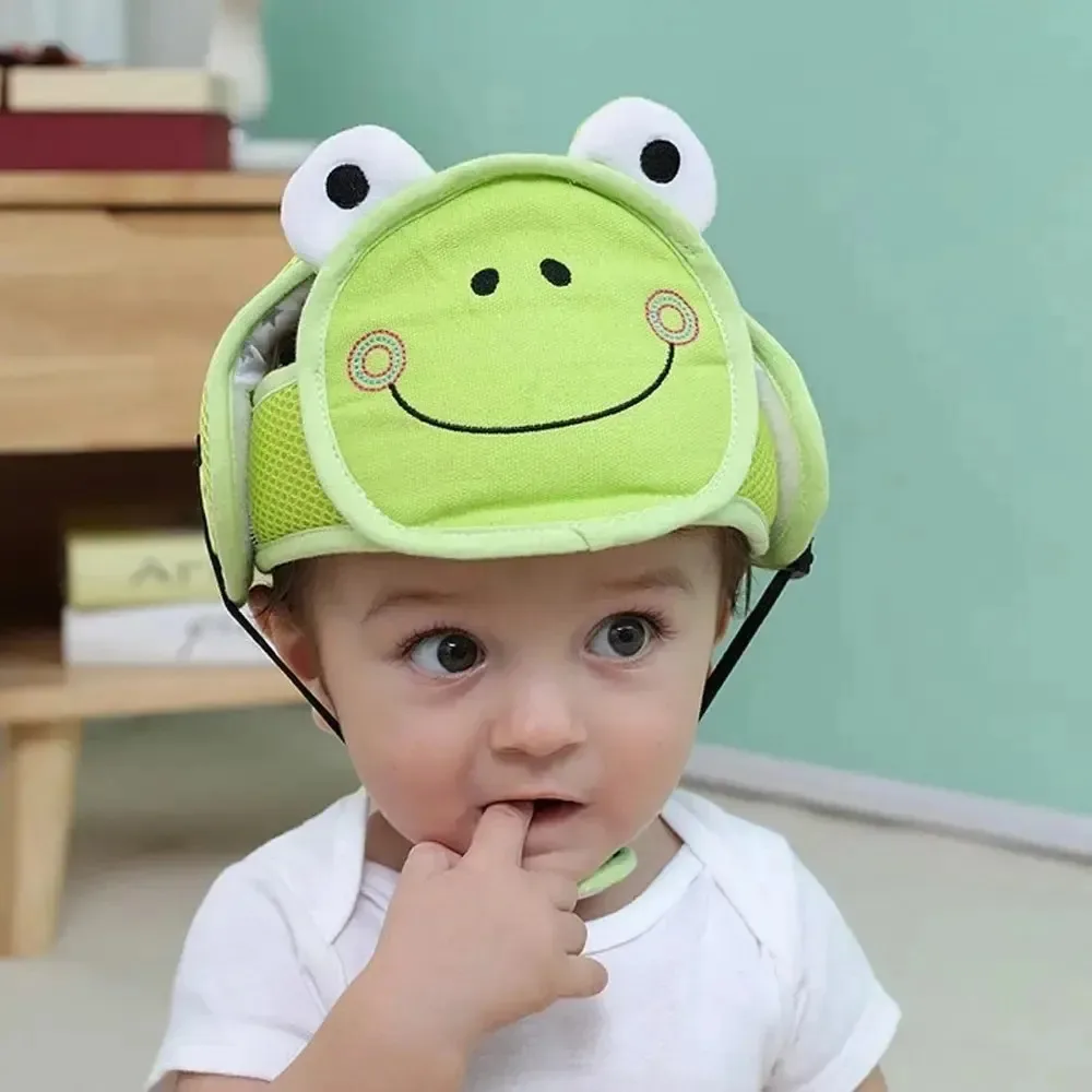 Capacete De Proteção Bebê Segurança Conforto Infantil Cor Sapo Liso
