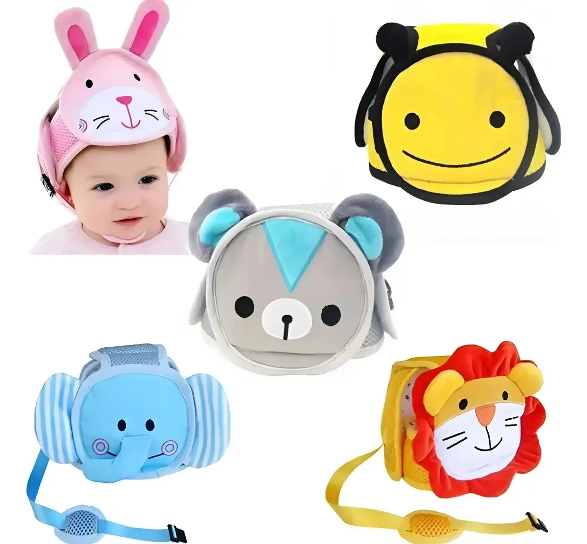 Capacete De Proteção Bebê Segurança Conforto Infantil Cor Gata Liso