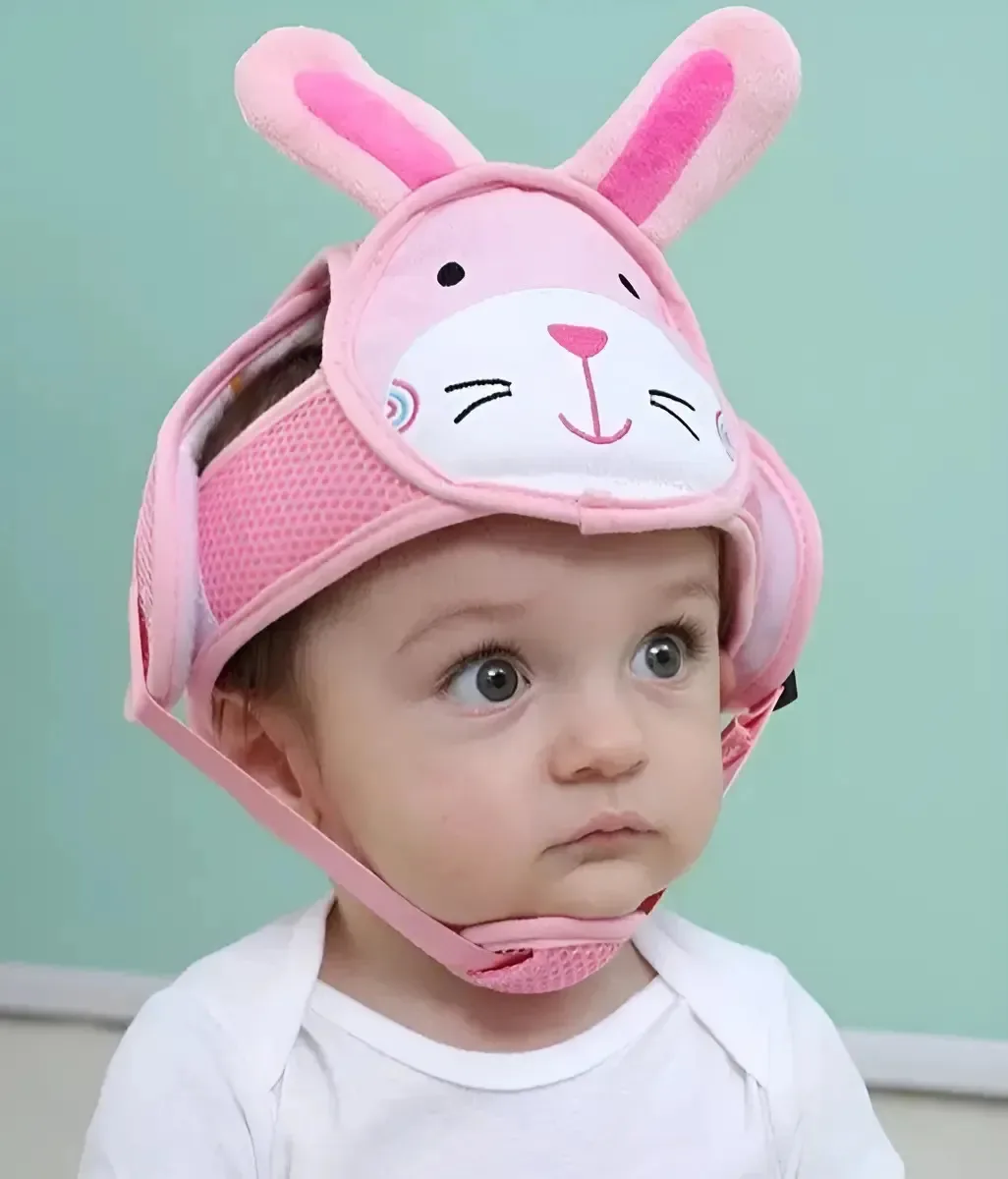 Capacete De Proteção Bebê Segurança Conforto Infantil Cor Coelho Liso