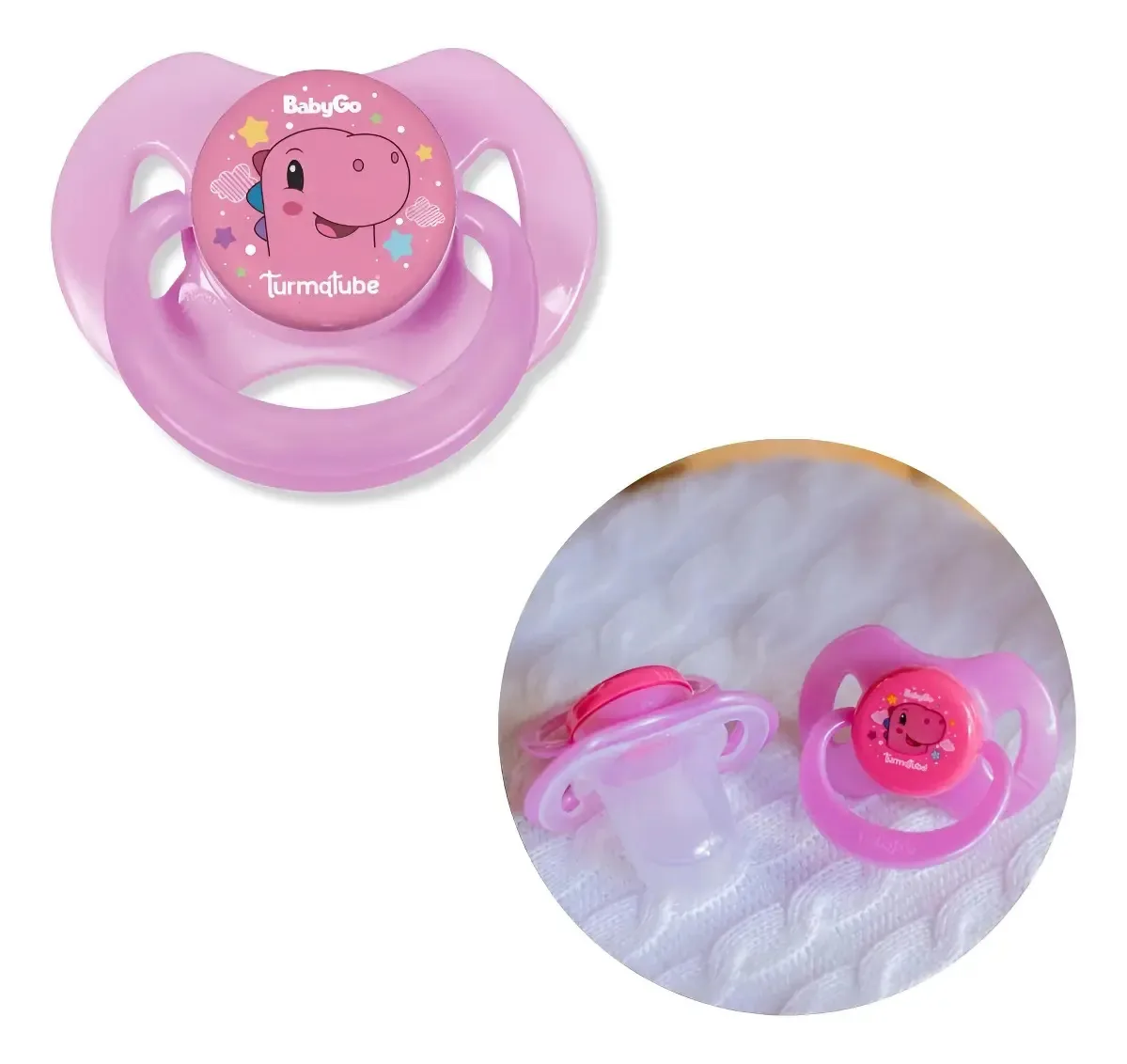 Chupeta T1 Turmatube Viihtube Rosa Babygo