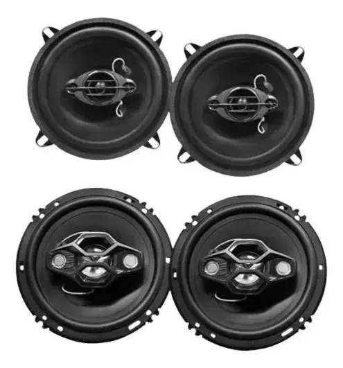 Kit 4 Alto Falantes 5 + 6 Polegadas 230w Rms Roadstar