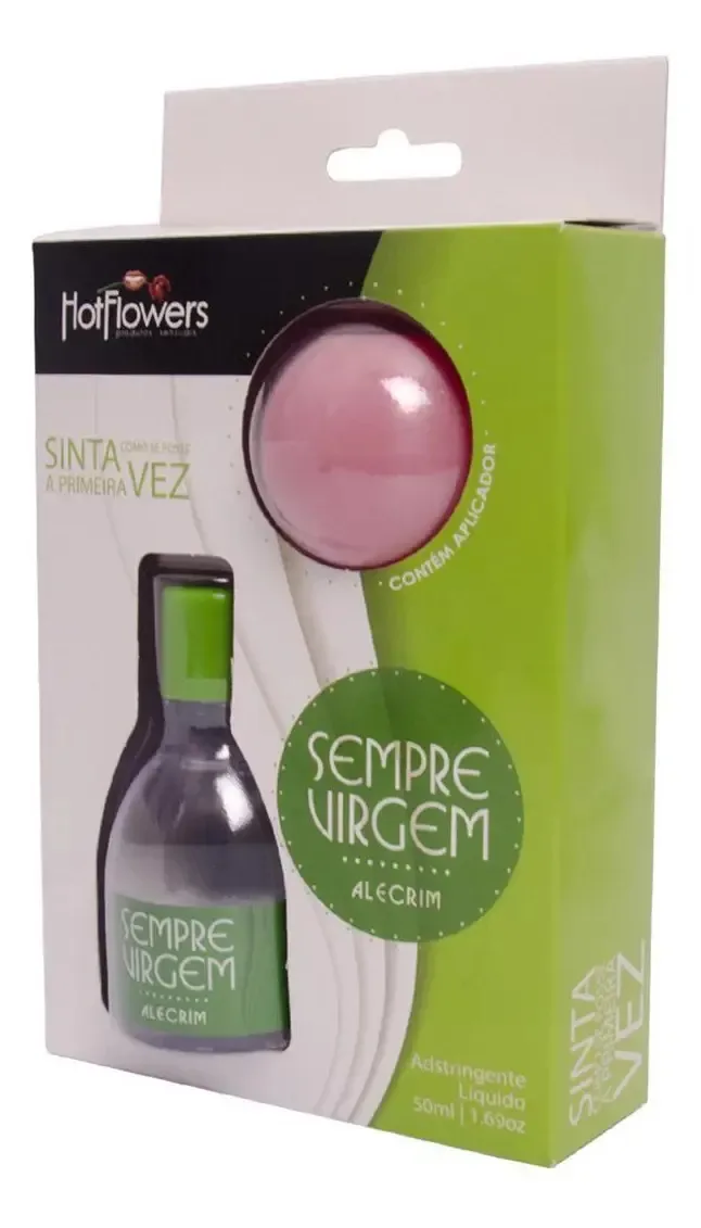 Kit Adstringente Sempre Virgem Alecrim E Aplicador 50ml