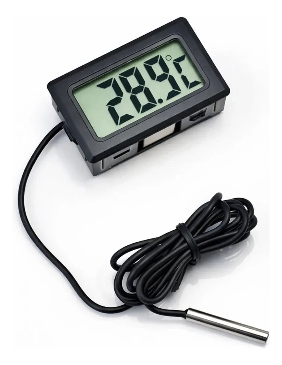 Termômetro Digital Lcd Freezer Frigobar Chocadeira Aquário