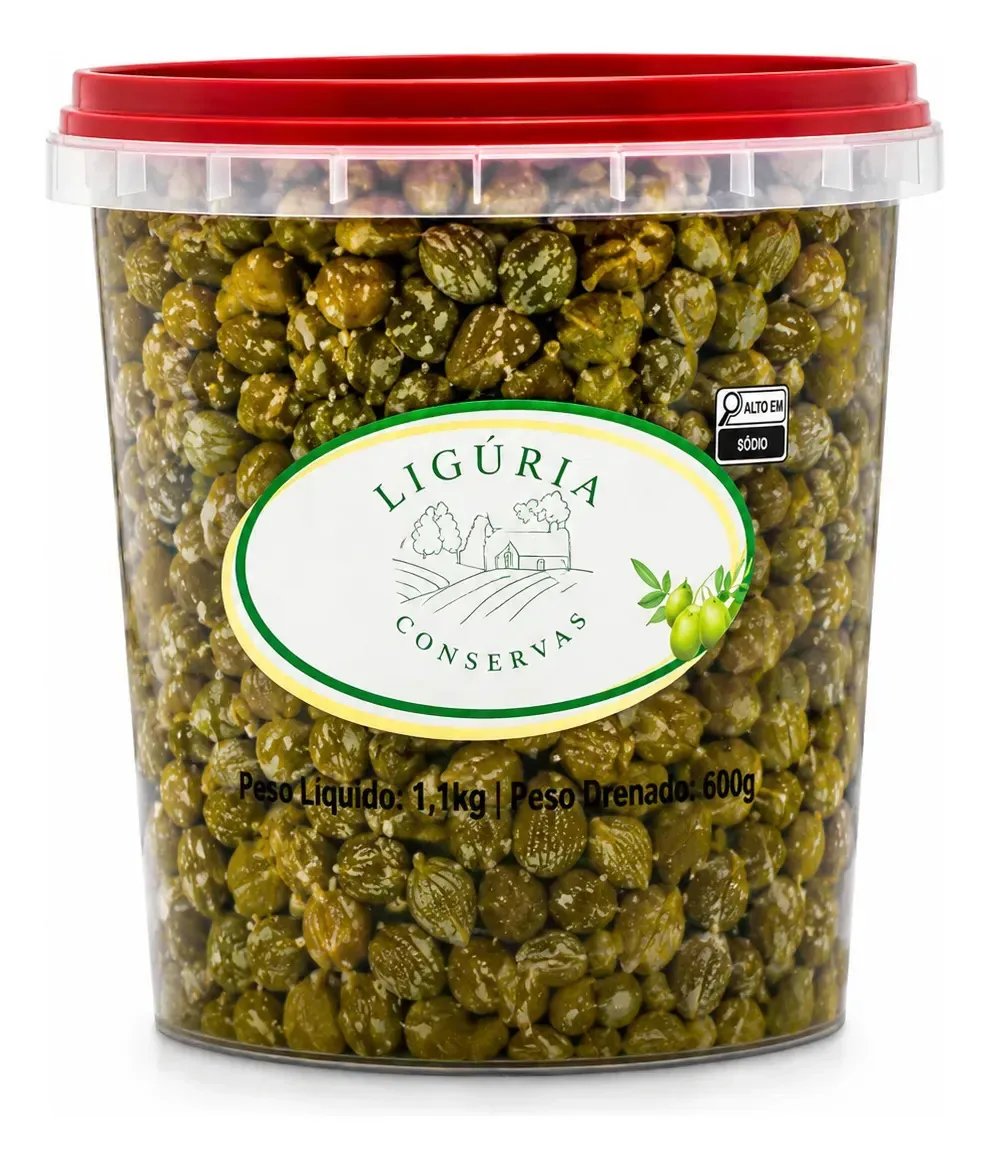Alcaparra LIGÚRIA CONSERVAS inteiro salmoura 1.1 kg