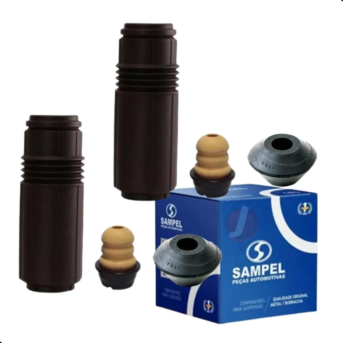 02 Kit Batente Coifa Amortecedor Traseiro Palio Siena Sampel Kit Batente Coifa Amortecedor Traseiro Palio Siena Sampel