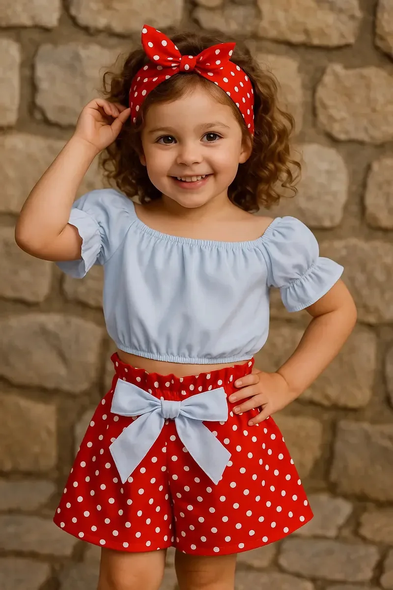 Roupa Para Menina Infantil Moda Blogueirinha Blogueira Festa Cor Vermelho Minnie