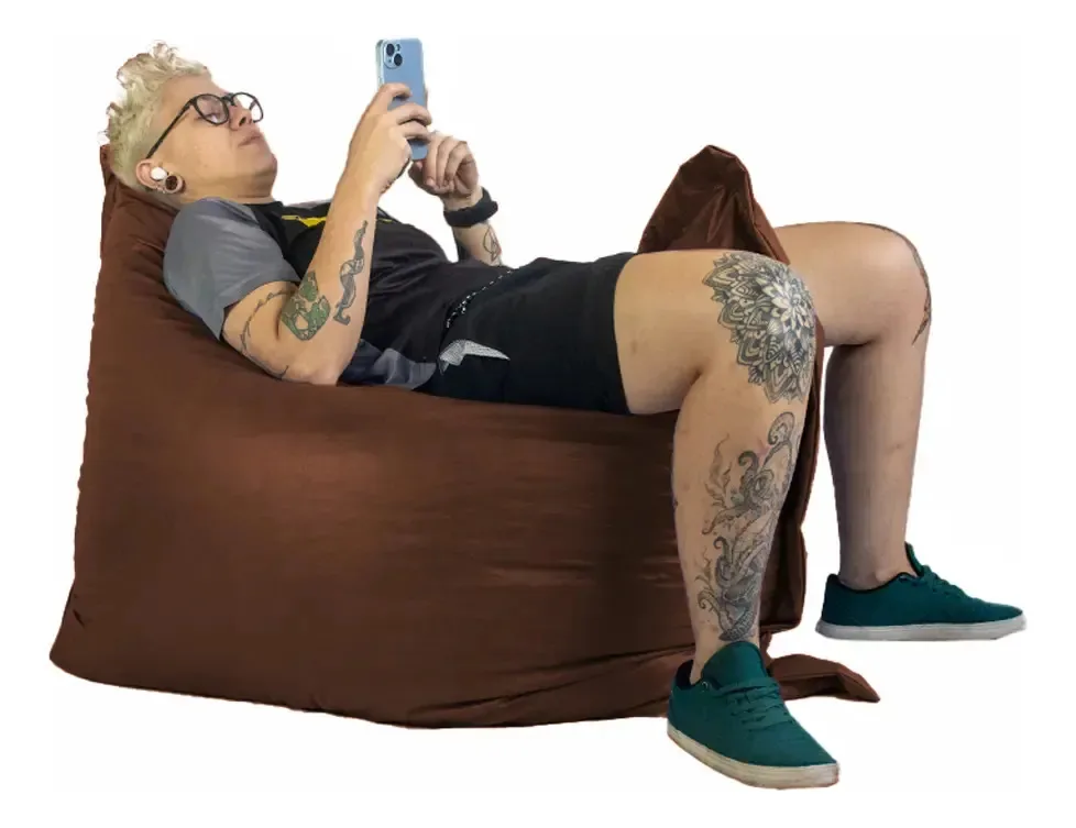 Puff Diversas Maneiras De Modelar Com Enchimento Cor Marrom