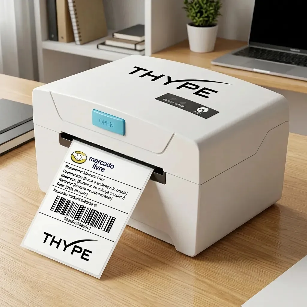 Impressora termica para etiquetas sem ribonTHYPE THMI612 - Branco