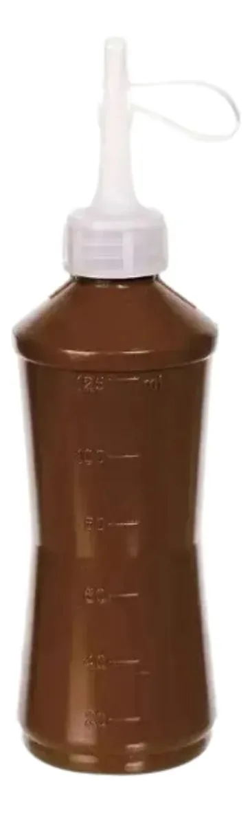 Almotolia Para Óleo Manuais Bico Reto Ambar 125ml J Prolab