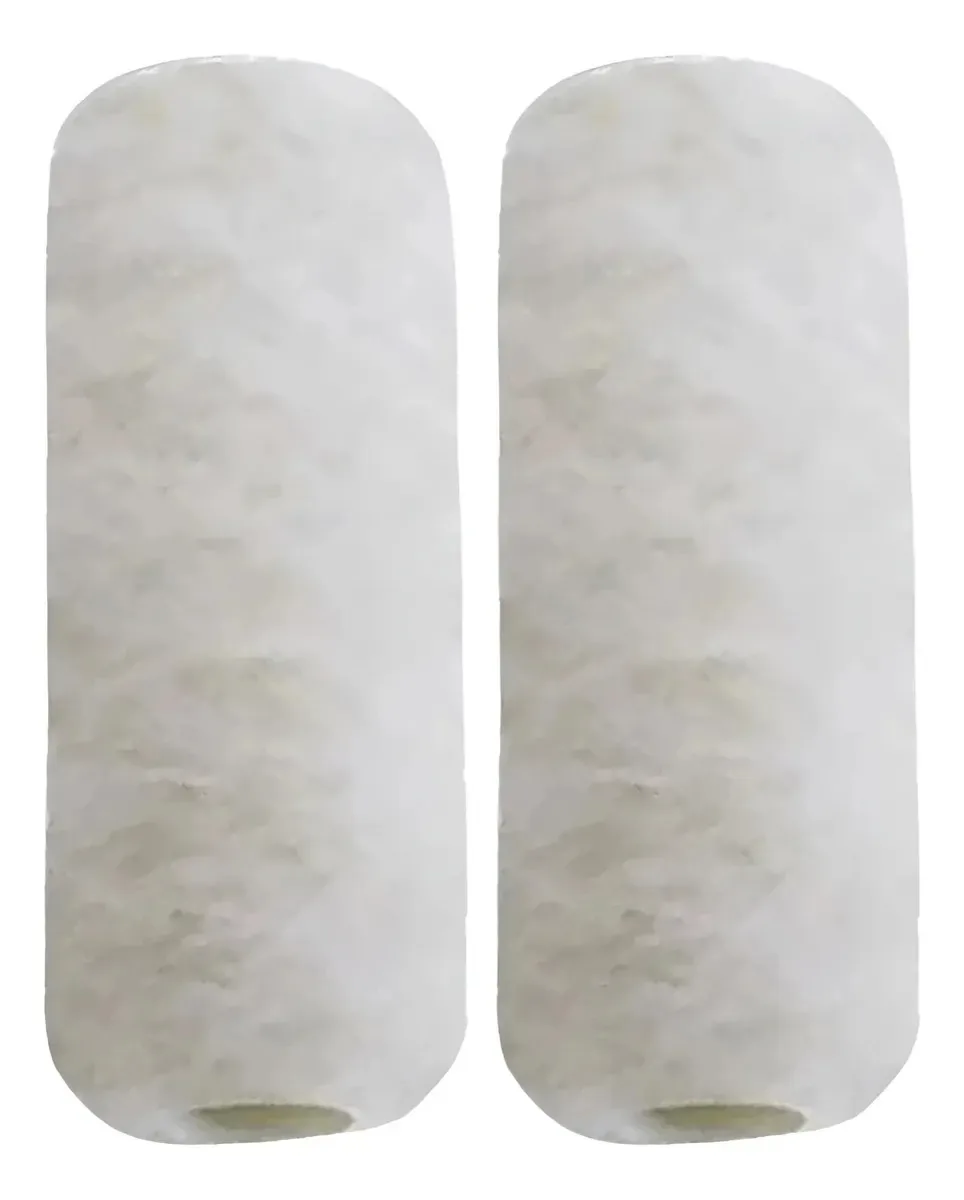 2 Rolos Lã Carneiro Natural Pintura Profissional Sorolã 23cm