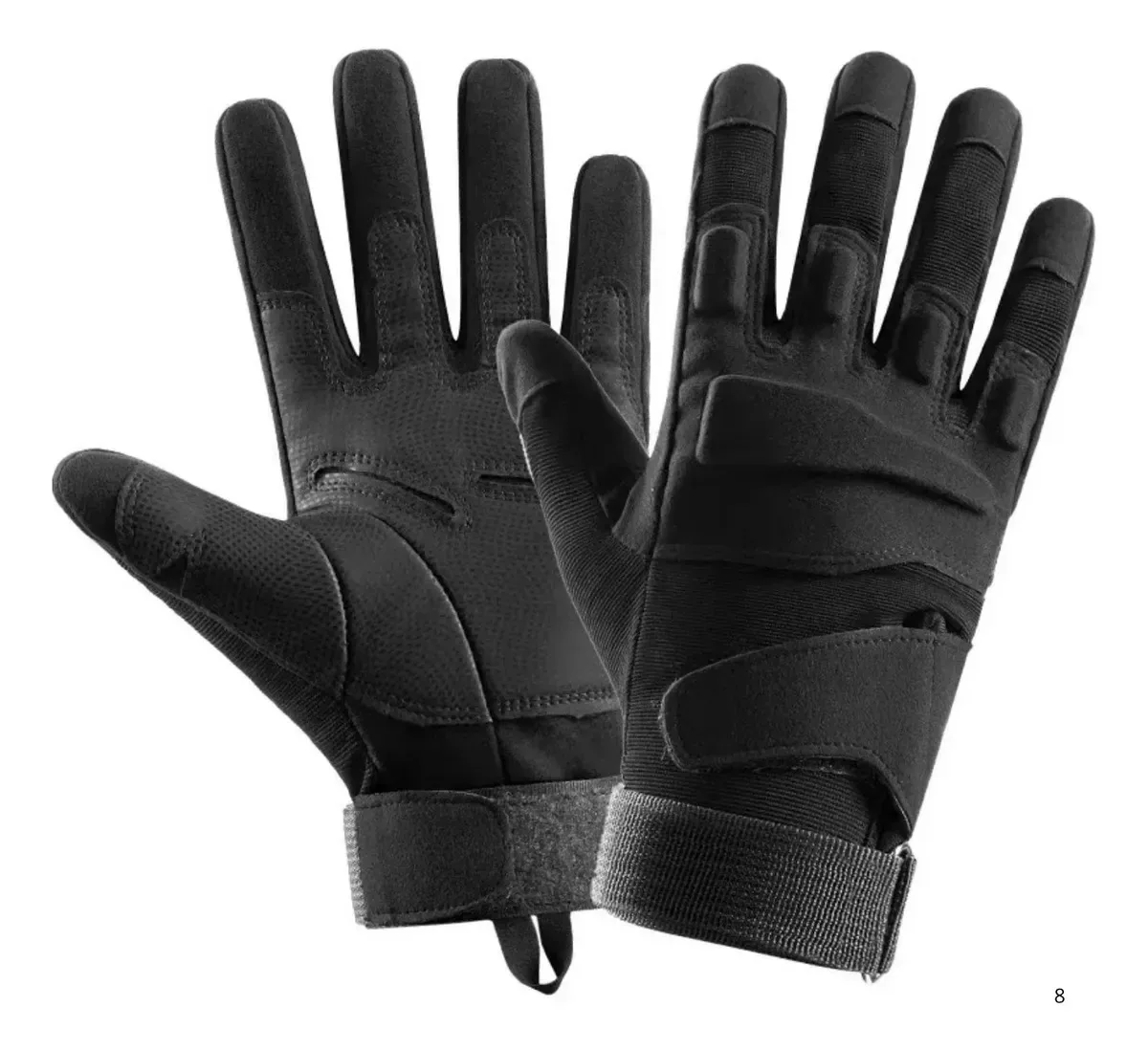 Luvas Motociclista | Luvas Bike | Luvas Tatica | Premium Preto Único