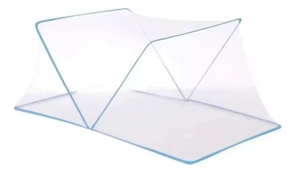 Mosquiteira Anti Inseto Mosquito Pernilongo Para Cama Casal Branco