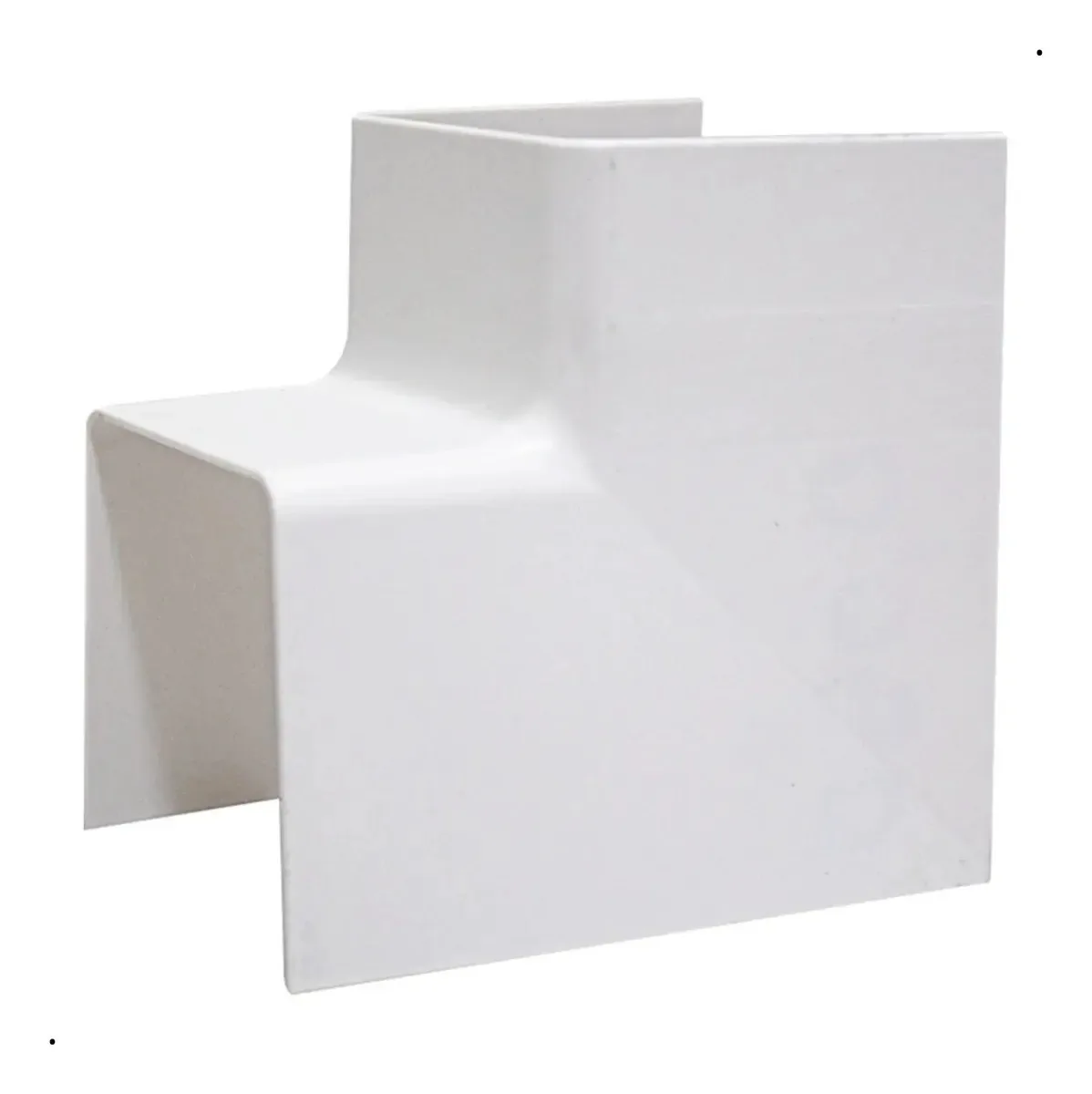 Curva Interna para Canaleta de Ar Condicionado Split 85x70 Branca