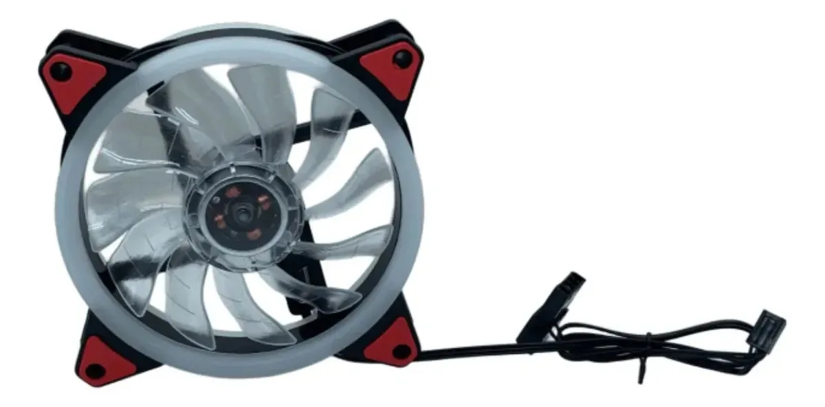 Ventoinha Brazil PC BPC-DL1252 para PC Gamer com LED Vermelho 120mm