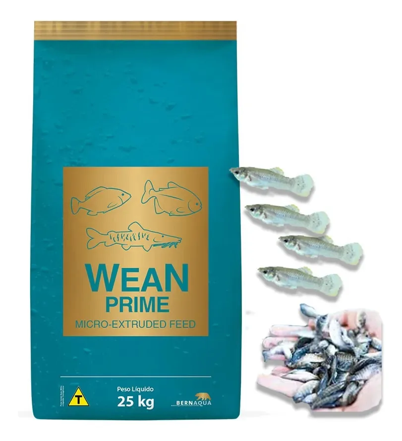 Ração P/ Peixes Alevinos Tilápias, Carpas Inicial 1mm - 25kg