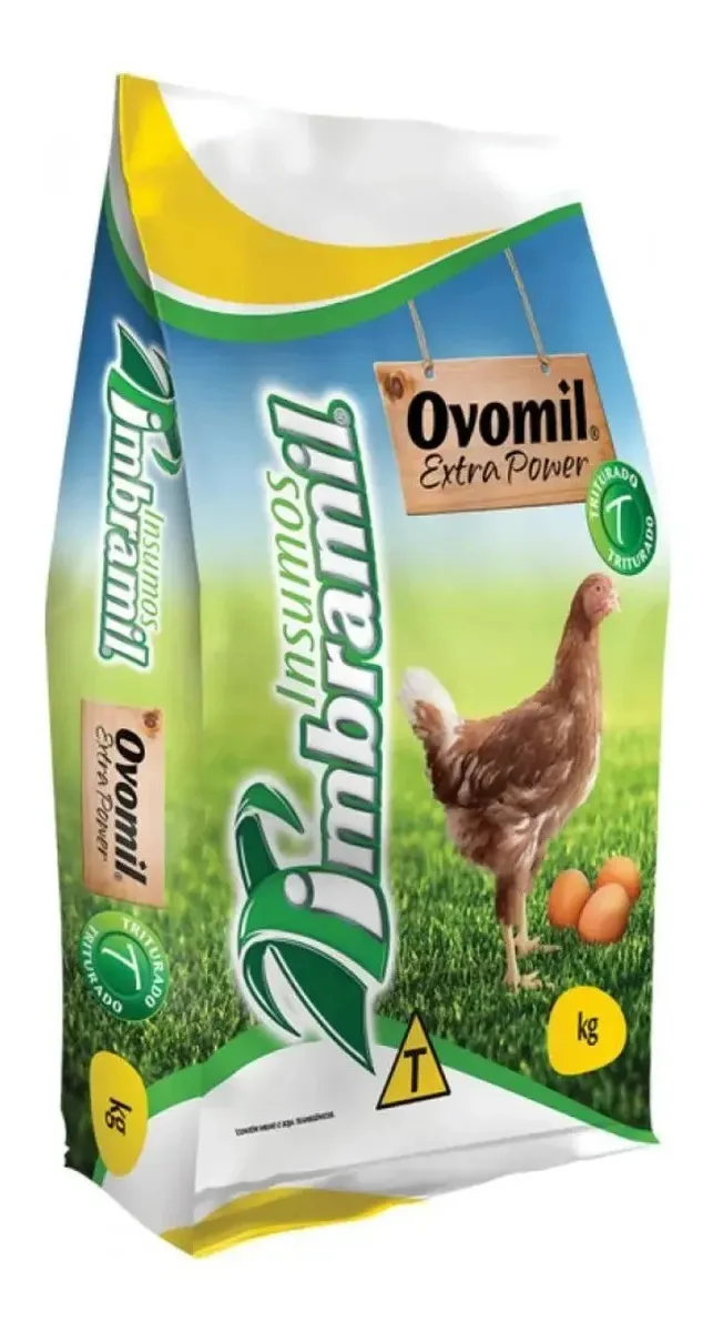 Ração Fase Galinha Ovomil Triturado Aves Extra Power 5kg