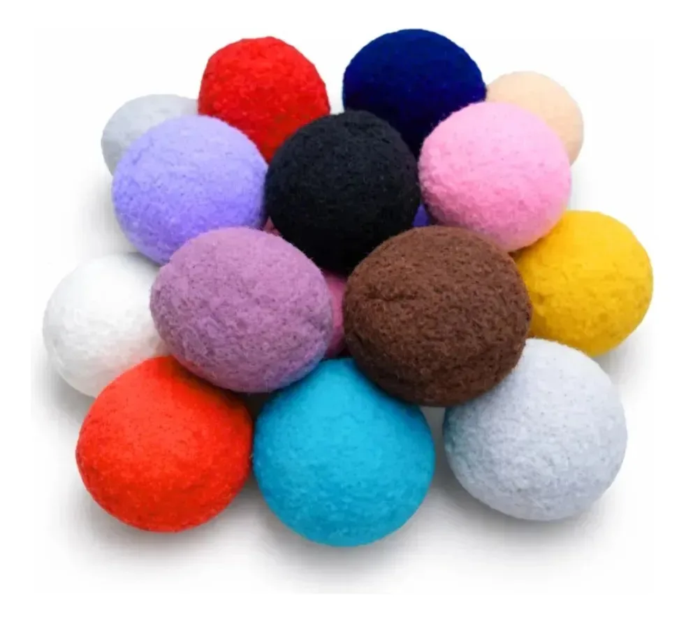 30 Pompom Bola Bolinha Grande Artesanato 40mm